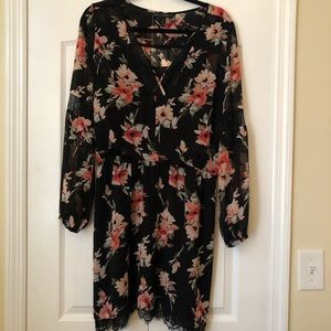 COPY - WHBM Eyelash trim dress